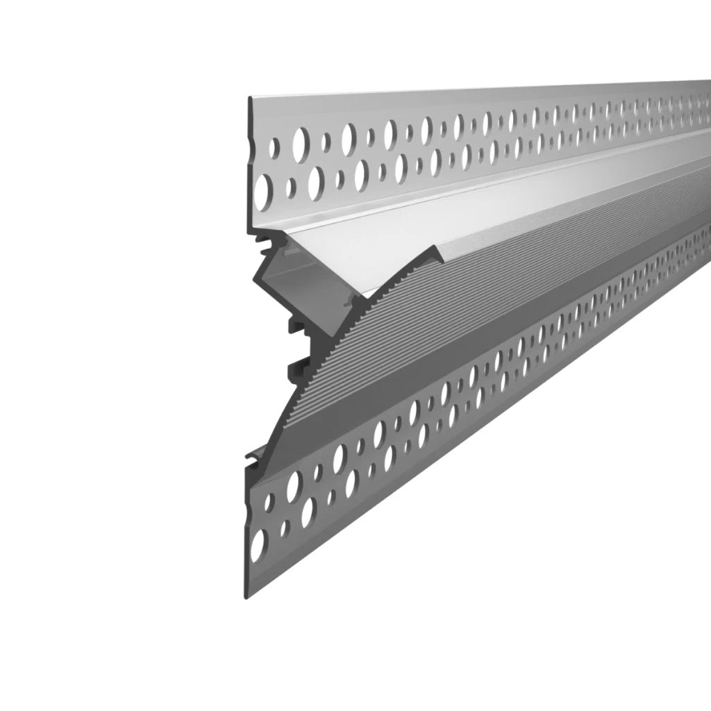 2m ALU128 Plaster-In LED Profile, 33 x 82.6mm