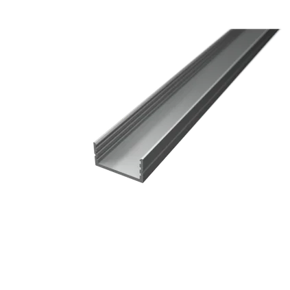 ALU28 aluminium LED profile shown with its open lighting channel