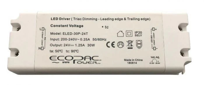 30w 24v Triac dimming power supply, 0-100%