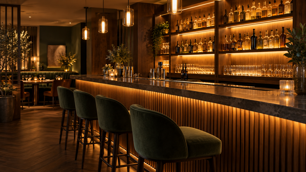 Bar & Restaurant LED Accent Lighting concept