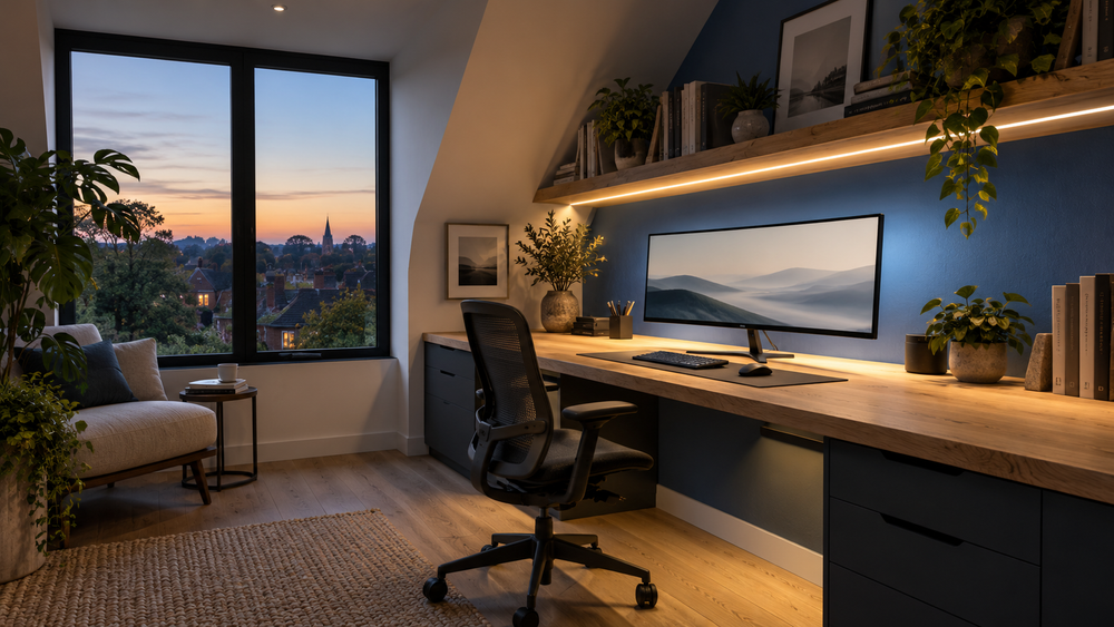 Home office and gaming lighting concept