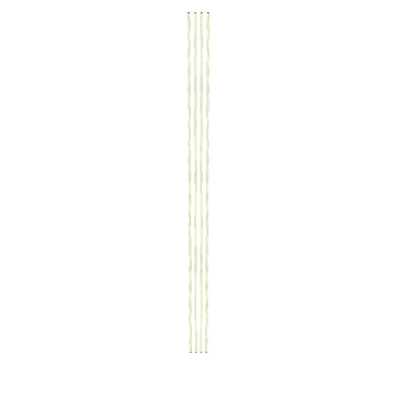 x4 Warm White Slat Wall Light Bars (12mm Wide)