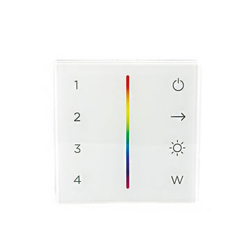 Wall Switch RGBW LED strip with 4 Zone Control - LEDSpace