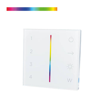 Wall Switch RGBW LED strip with 4 Zone Control - LEDSpace