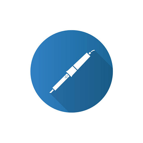 Soldering-iron icon representing the LED strip cable soldering service