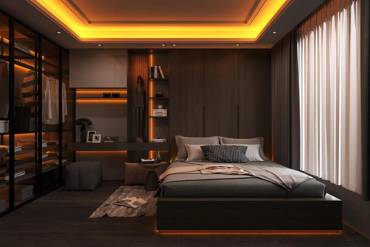 Bedroom LED lighting