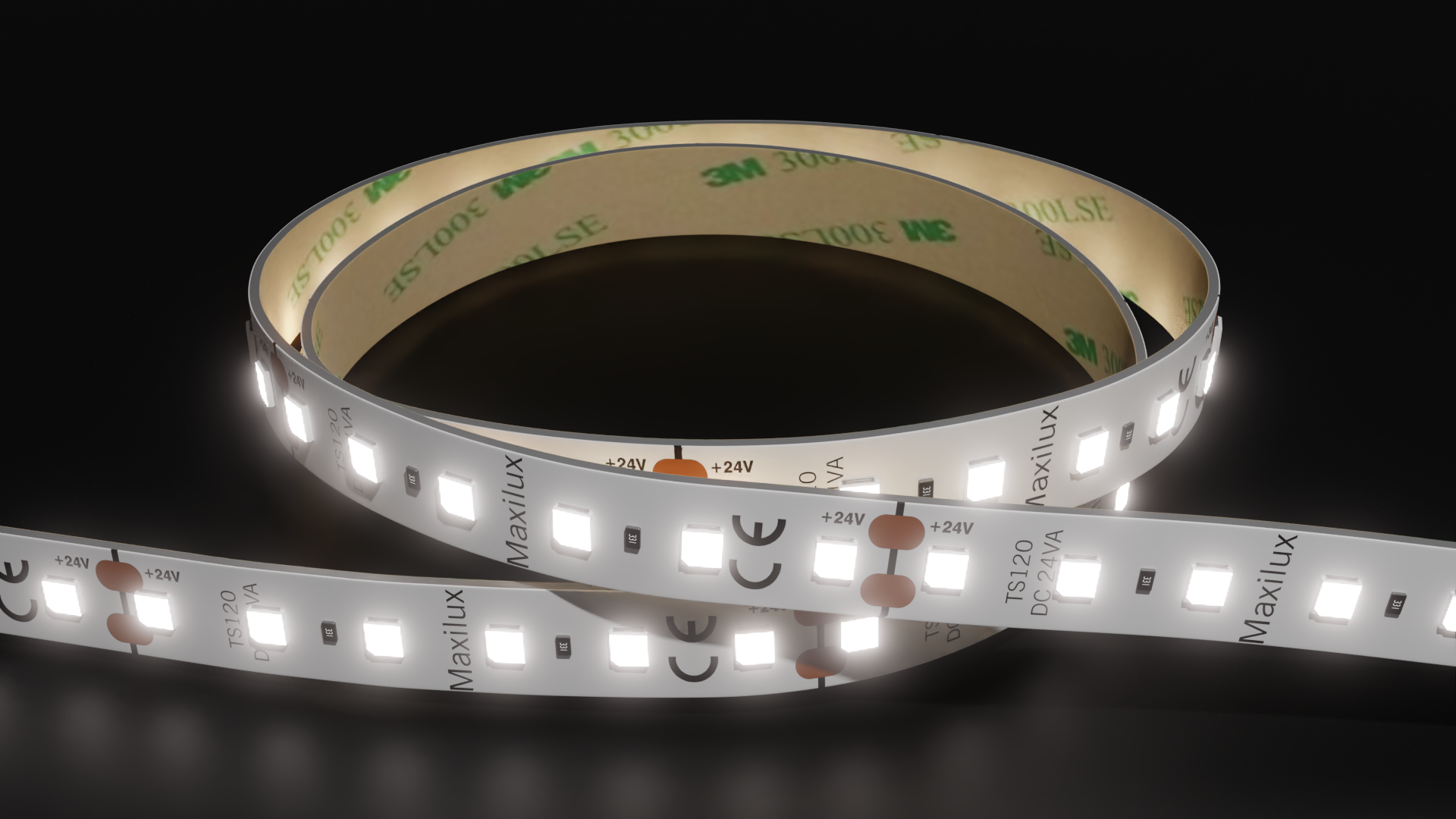 TradeStrip120 6000K Cool White LED Strip Lights 24V 9W LEDSpace