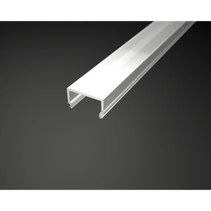 ALU28 aluminium LED profile shown with its diffuser fitted
