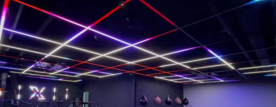 2m ALU46 Suspended LED Profile, 50 x 35mm