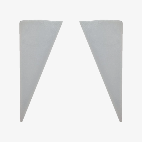 ALU63 Pair of End Caps (White)