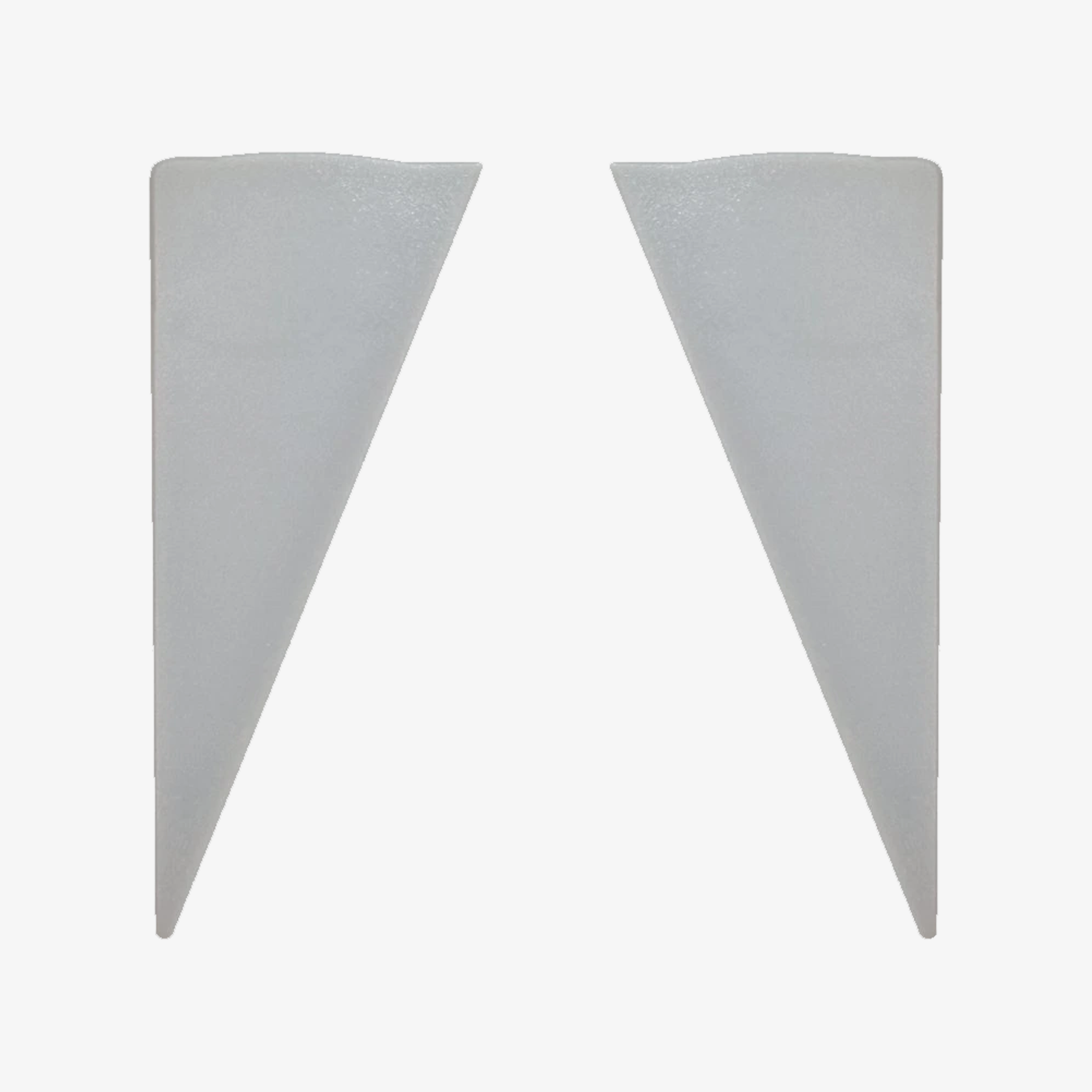 ALU63 Pair of End Caps (White)
