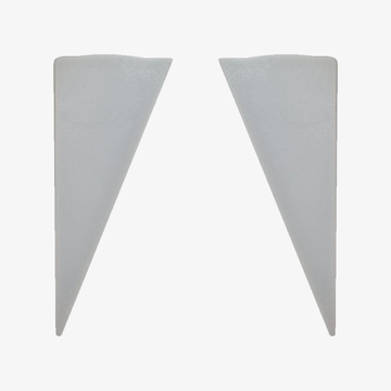 ALU63 Pair of End Caps (White)