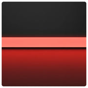 BLAQ Iris Slat Wall Lighting Starter Kit panel with black top pink stripe and red bottom layer