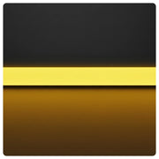 BLAQ Iris Slat Wall Lighting Starter Kit panel with black top yellow stripe and brown bottom layer