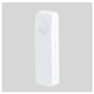 Battery powered HALO Smart PIR Sensor in white with motion sensor