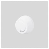 Round white HALO 240V presence sensor for ceiling mounting.