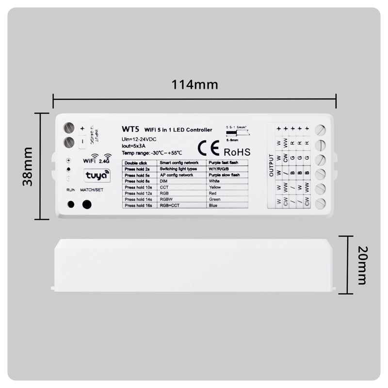 HALO Smart Interface - LED Control Module (Single, CCT or RGBW)