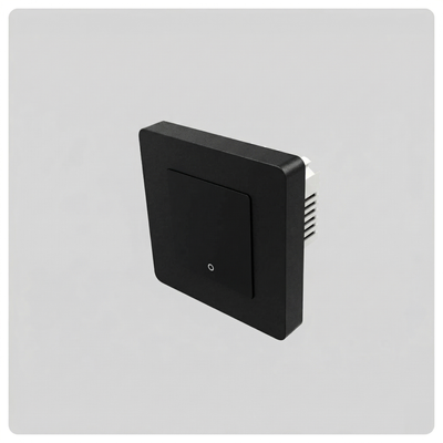 HALO Zigbee Smart Light Switch, Black, 1-3 Gang
