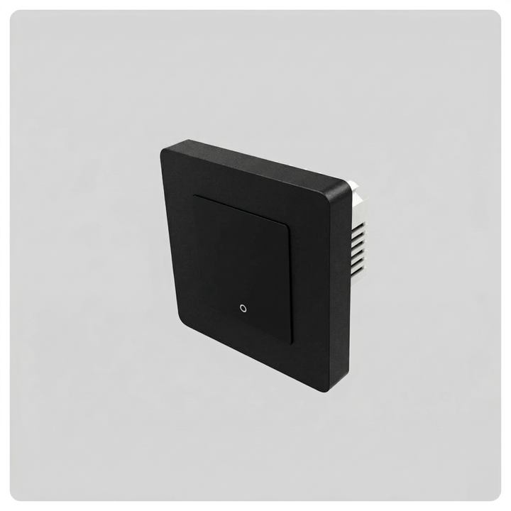 HALO Zigbee Smart Light Switch, Black, 1-3 Gang