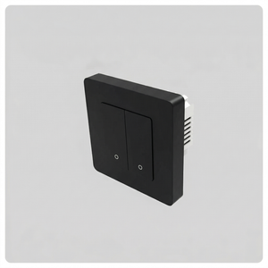 2 Gang Black — HALO Smart Switch