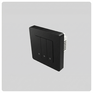 3 Gang Black — HALO Smart Switch