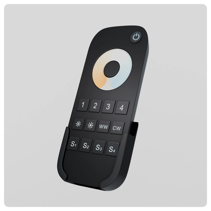 Remote Control for Adjustable White LED Strip 4 zones and 3 
