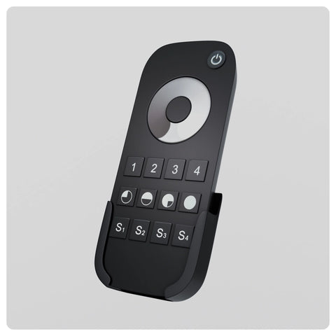 Remote Control with 4 Zones & 3 Scenes : Single Colour