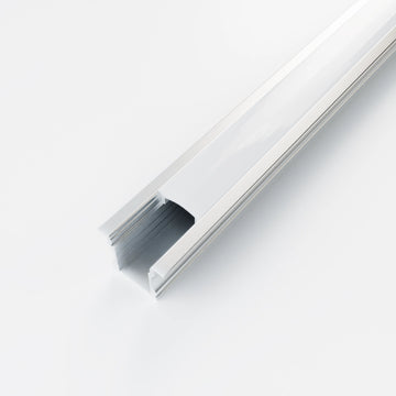 2m ALU09 Recessed LED Profile, 23.3 x 15.3mm