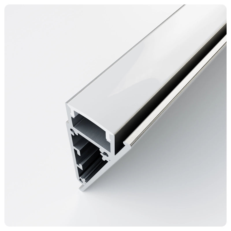 2m ALU63 Architrave LED Profile, 24 x 55mm