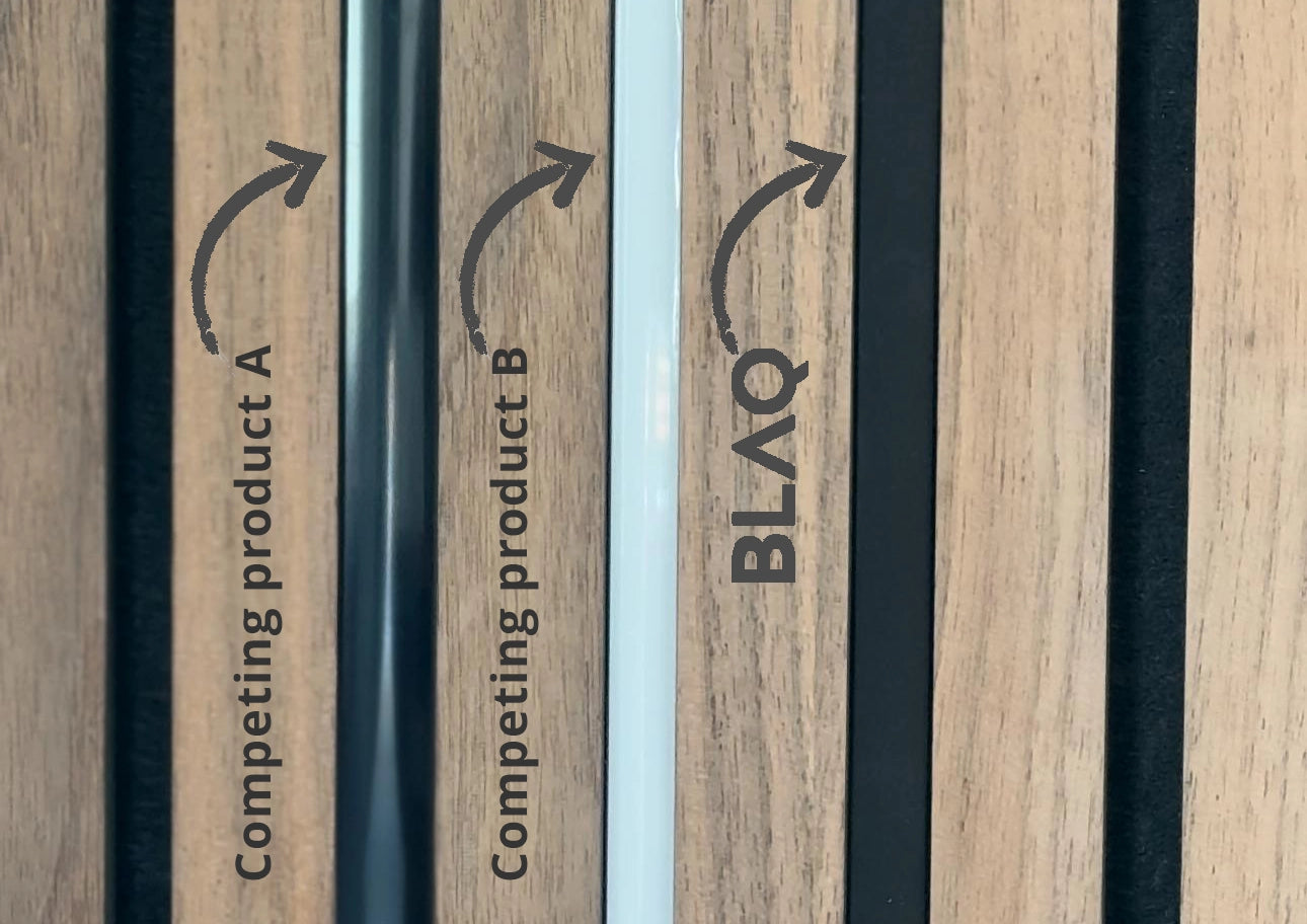 BLAQ Aura 4 Strip Slat Wall Lighting Kit