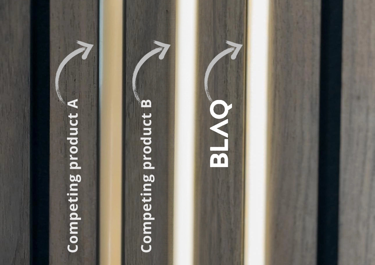 BLAQ Aura 4 Strip Slat Wall Lighting Kit