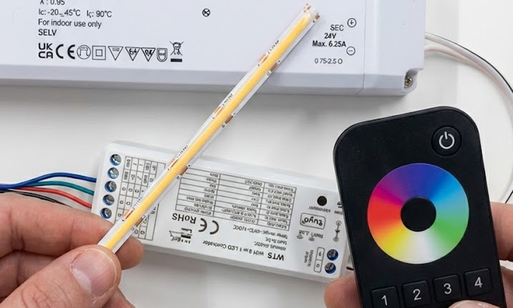 Pair an RF Remote Control to an LED Interface