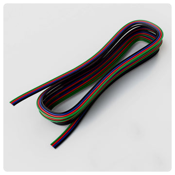 Rgb Solid Core Wire Cables & Connectors for LED Strip Lighting | LEDSpace