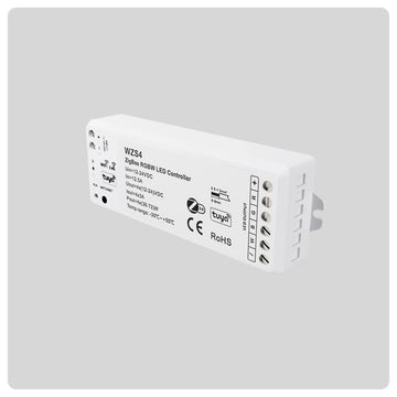 HALO Smart Interface LED control module angled view with screw terminal block