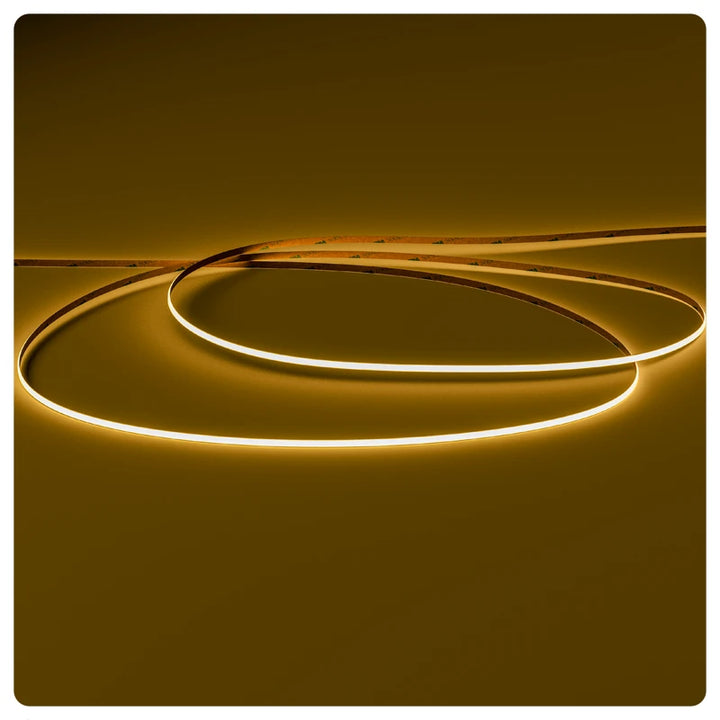 Seamless Warm White LED Strip, 4mm, 24V, 2700K