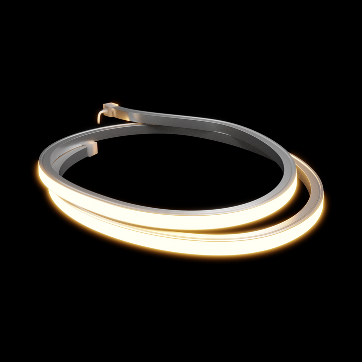 Seamless SPLASH12 Warm White LED Strip, Top bending, 24V, 2700K