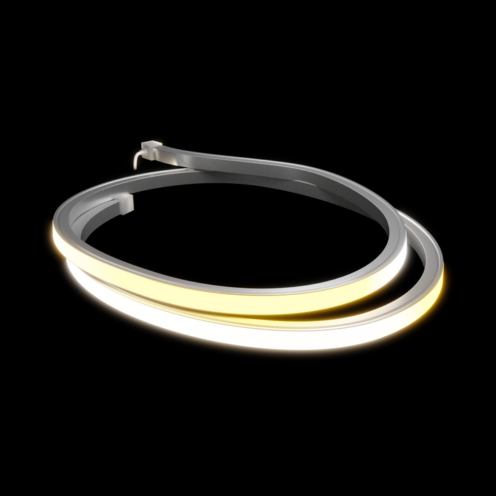 Seamless SPLASH12 Adjustable White LED Strip, Top bending, 24V