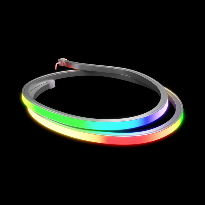 Seamless SPLASH12 RGB + Warm White LED Strip, Top bending, 24V