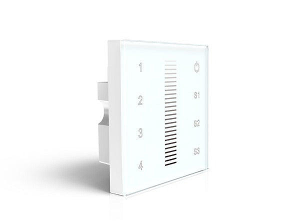 Wall Switch Single Colour LED Strip Wall with 4 Zone Control - LEDSpace