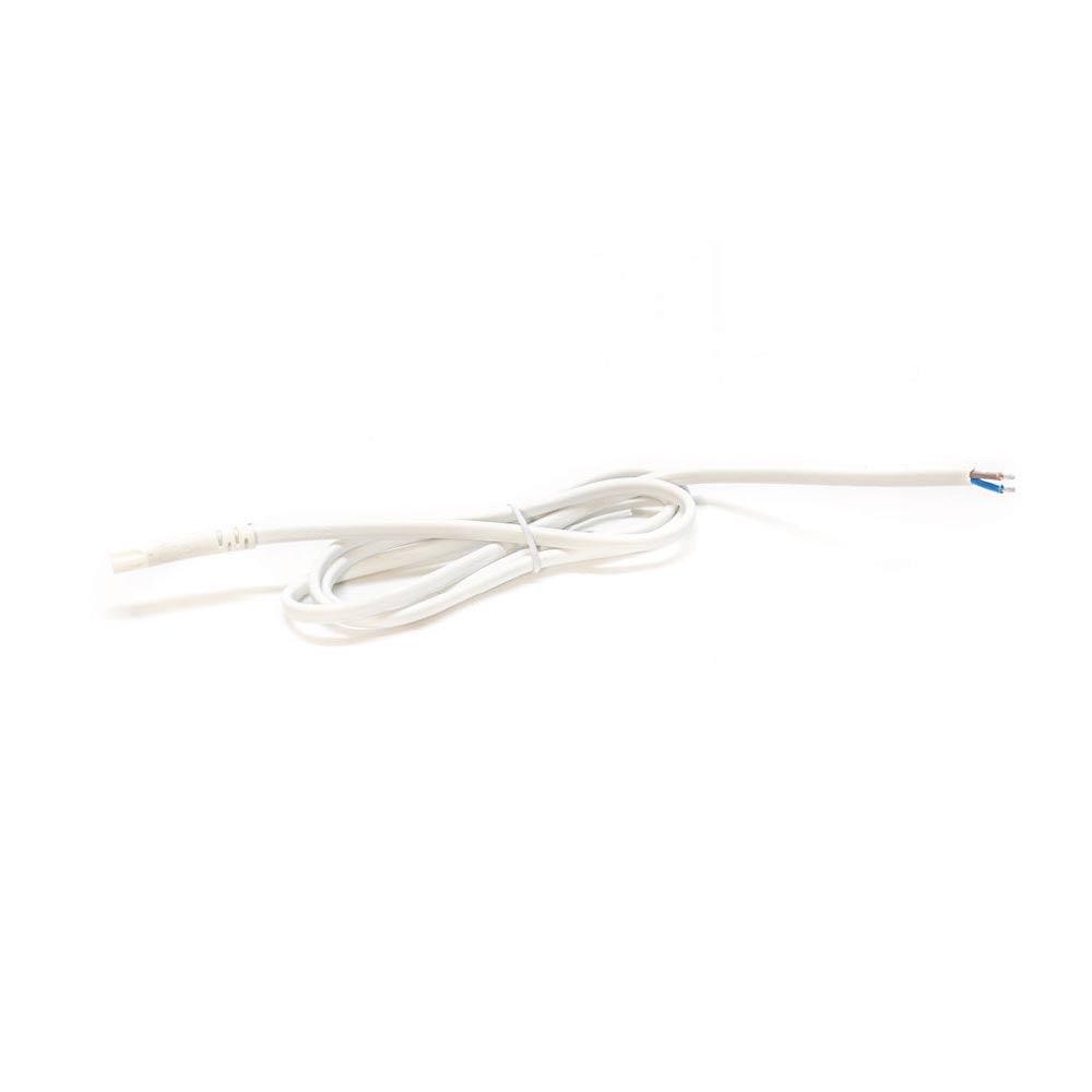 240V HaloLED Cable 1m Male White LS0H & Tinned Ends by LEDSpace Maxilux