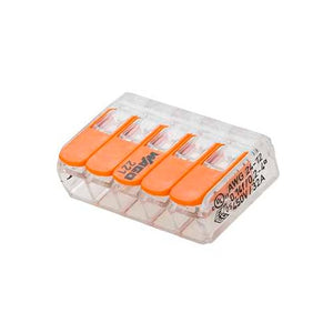 Wago 5 Pole Terminal Block | 221 Series | 32A